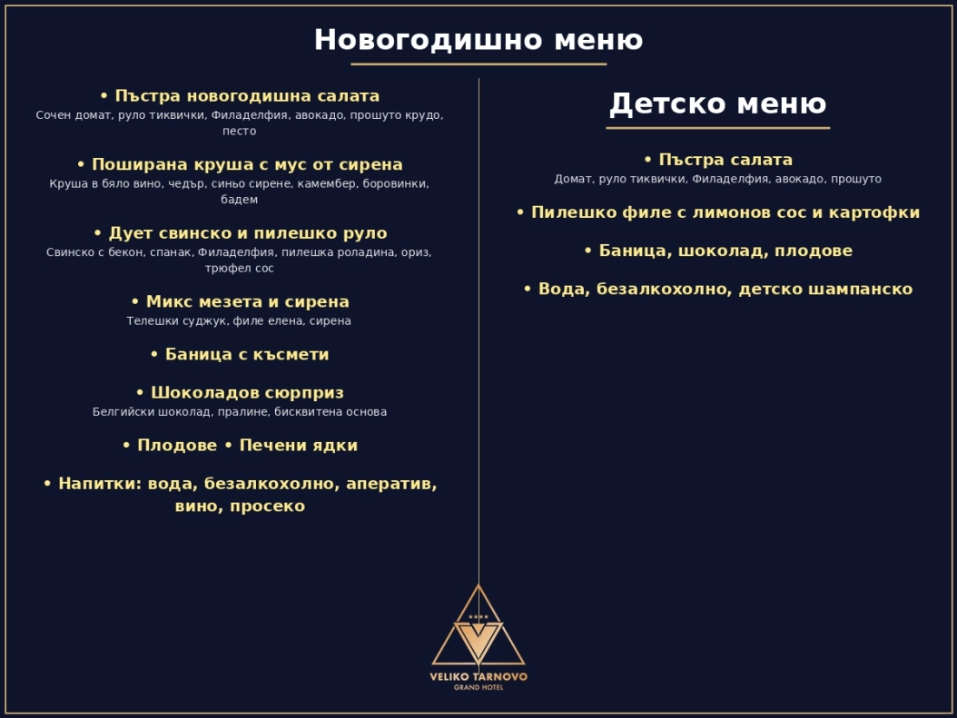 НОВА ГОДИНА 2027 - Релакс в Гранд Терми, празник в Гранд Хотел - всичко в един пакет